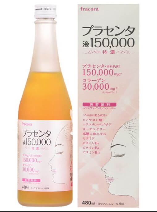 Fracora Placenta Drink 150.000mg Nước Uống Làm Đẹp Da Nhau Thai Cừu Nhật Bản
