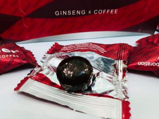 Hamer Ginseng & Coffee - Kẹo Sâm Hamer "Sino-USA Collaboration" Hộp 30 Viên