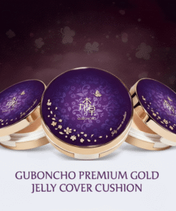 Phấn Nước Guboncho Premium Gold Jelly Cover Cushion – Lớp Nền Mỏng Nhẹ, Che Phủ & Dưỡng Da