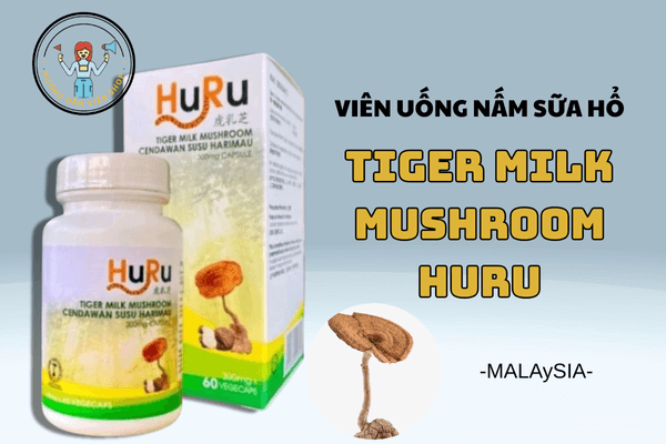 Tiger Milk Mushroom HuRu – Giải Pháp Tự Nhiên Cho Viêm Xoang, Hen Suyễn Mũi, Ho, Viêm Họng