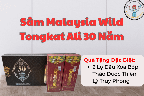 Sâm Malaysia Wild Tongkat Ali 30 Năm – Tăng Sinh Lực, Bổ Thận Tráng Dương