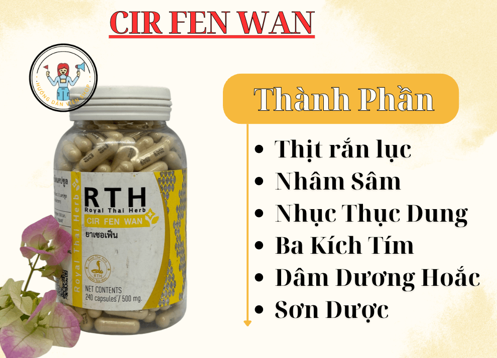 Mua Thuốc Rắn Số 5 Cir Fen Wan Chính Hãng Tại Hà Nội