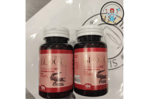 COROCODILE BLOOD Capsule Freeze Dried –  Viên Nang Máu Cá Sấu Thái Lan