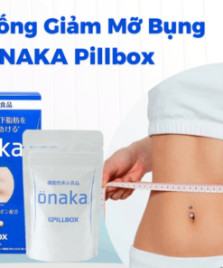 Viên Uống Giảm Mỡ Bụng ONAKA Pillbox 60 Viên – Bí Quyết Đánh Tan Mỡ Thừa Hiệu Quả