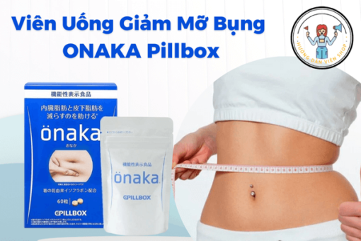 Viên Uống Giảm Mỡ Bụng ONAKA Pillbox 60 Viên – Bí Quyết Đánh Tan Mỡ Thừa Hiệu Quả