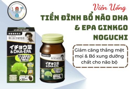 Viên Uống Tiền Đình Bổ Não DHA & EPA Ginkgo Noguchi