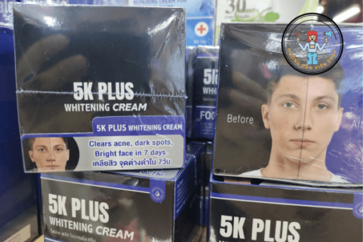 5k Plus Whitening Cream – Kem Dưỡng Trắng Da Dành Cho Nam