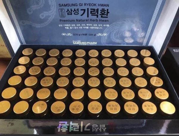 An Cung Ngưu Gi Ryeok Hwan Samsung Hộp Giấy 60 Viên