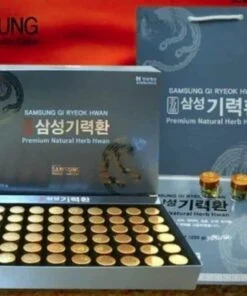 An Cung Ngưu Gi Ryeok Hwan Samsung Hộp Giấy 60 Viên