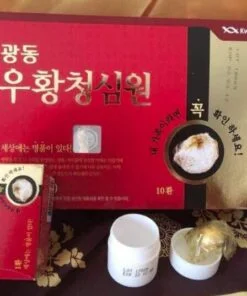 an cung ngưu tổ kén kwangdong hàn quốc hộp đỏ 10 viên
