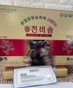 tinh dầu thông đỏ hàn quốc cheon bi sol 180 viên