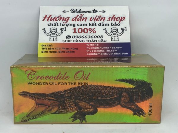 Dầu cá sấu Singapore crocodile oil