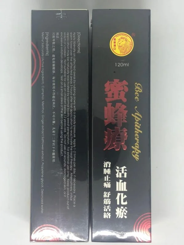 Dầu Nọc Ong Sử Tử Đỏ - Bee Apitherapy Singapore 120 ML 25 dầu nọc ong singapore