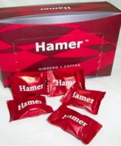 Hamer Ginseng & Coffee - Kẹo Sâm Hamer "Sino-USA Collaboration" Hộp 30 Viên