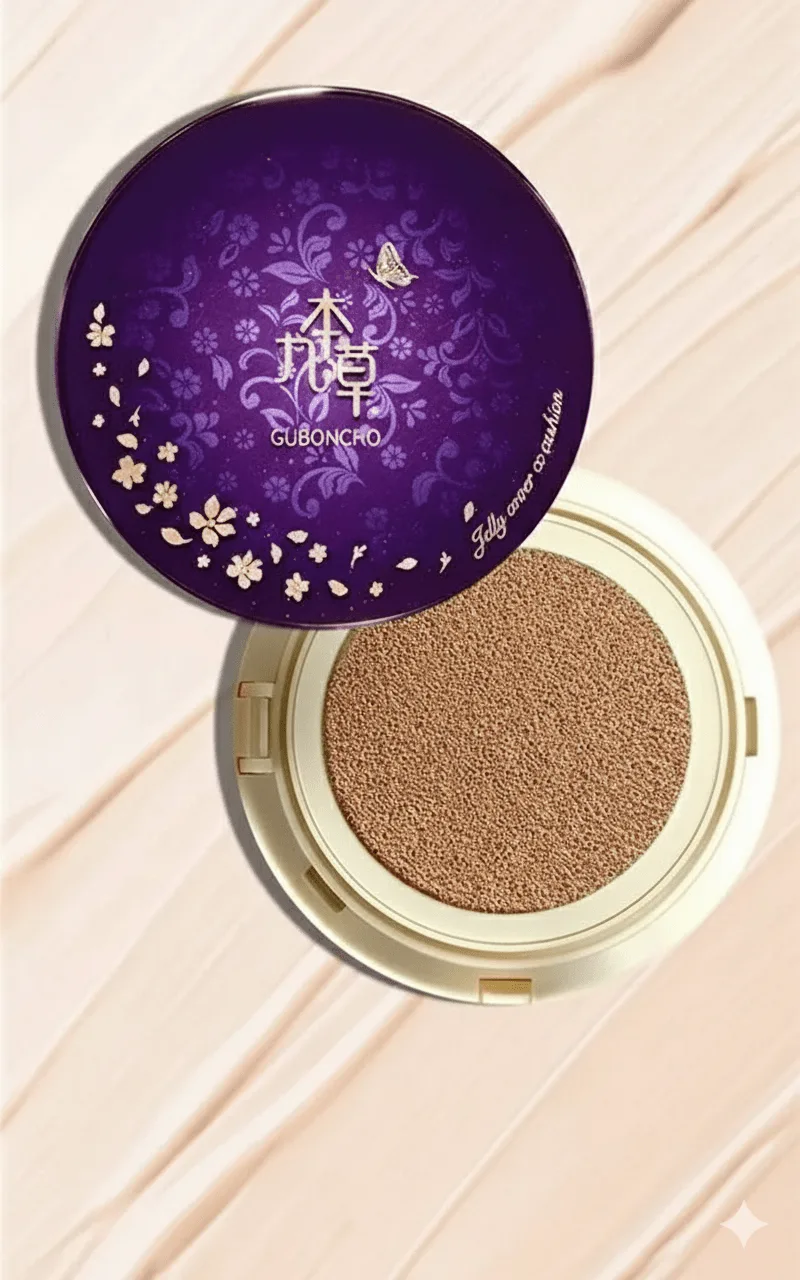 Phấn Nước Guboncho Premium Gold Jelly Cover Cushion – Lớp Nền Mỏng Nhẹ, Che Phủ & Dưỡng Da