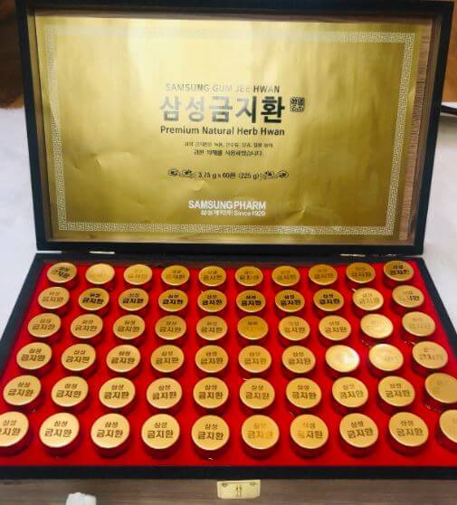 An Cung Ngưu Gum Jee Hwan Samsung Hàn Quốc Hộp 60 viên