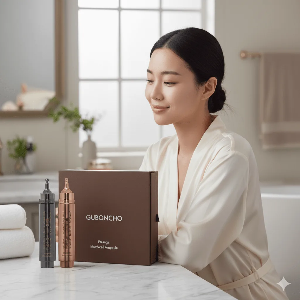 Tinh Chất Guboncho Prestige Matrixcell Ampoule – Giải pháp trẻ hóa da chuyên sâu từ công nghệ tế bào gốc Hàn Quốc