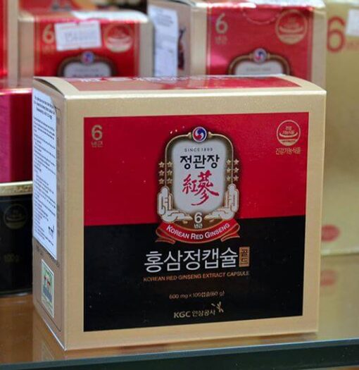 viên hồng sâm korean red ginseng extract gold capsule 100 viên