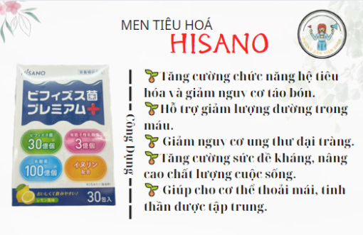 Men tiêu hoá Hisano