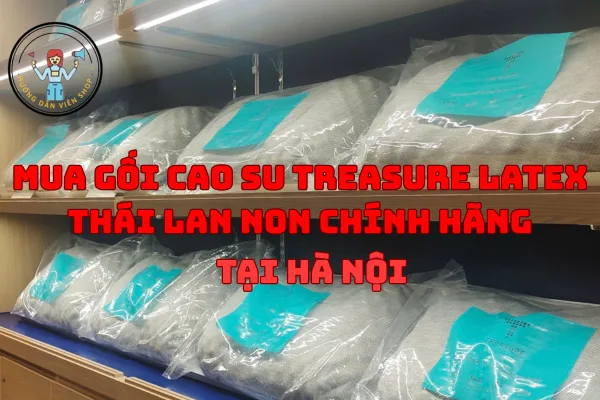 Mua Gối Cao Su Non Treasure Latex Thái Lan Tại Hà Nội – Chăm sóc giấc ngủ, nâng niu sức khỏe