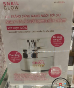 Snail Glow Facial Cream – Kem Dưỡng Da Mặt Trầm Hương Và Ốc Sên