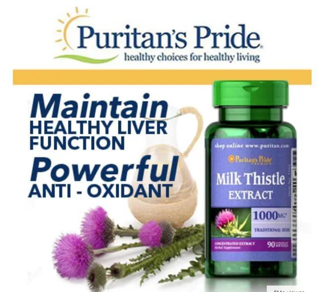 milk thistle extract puritan's pride