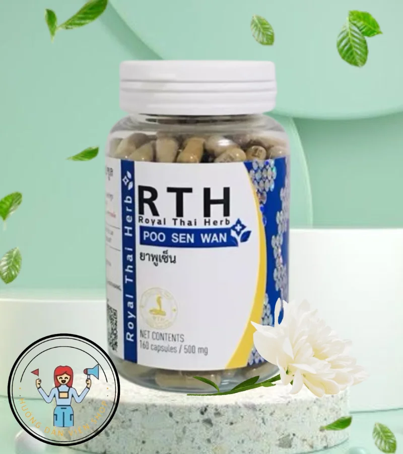 Poo Sen Wan - Thuốc Rắn Thái Lan Số 6 - Trị Chứng Thận Suy, Thận Yếu, Rối Loạn Tiền Đình 12 thuoc-ran-poo-sen-wan