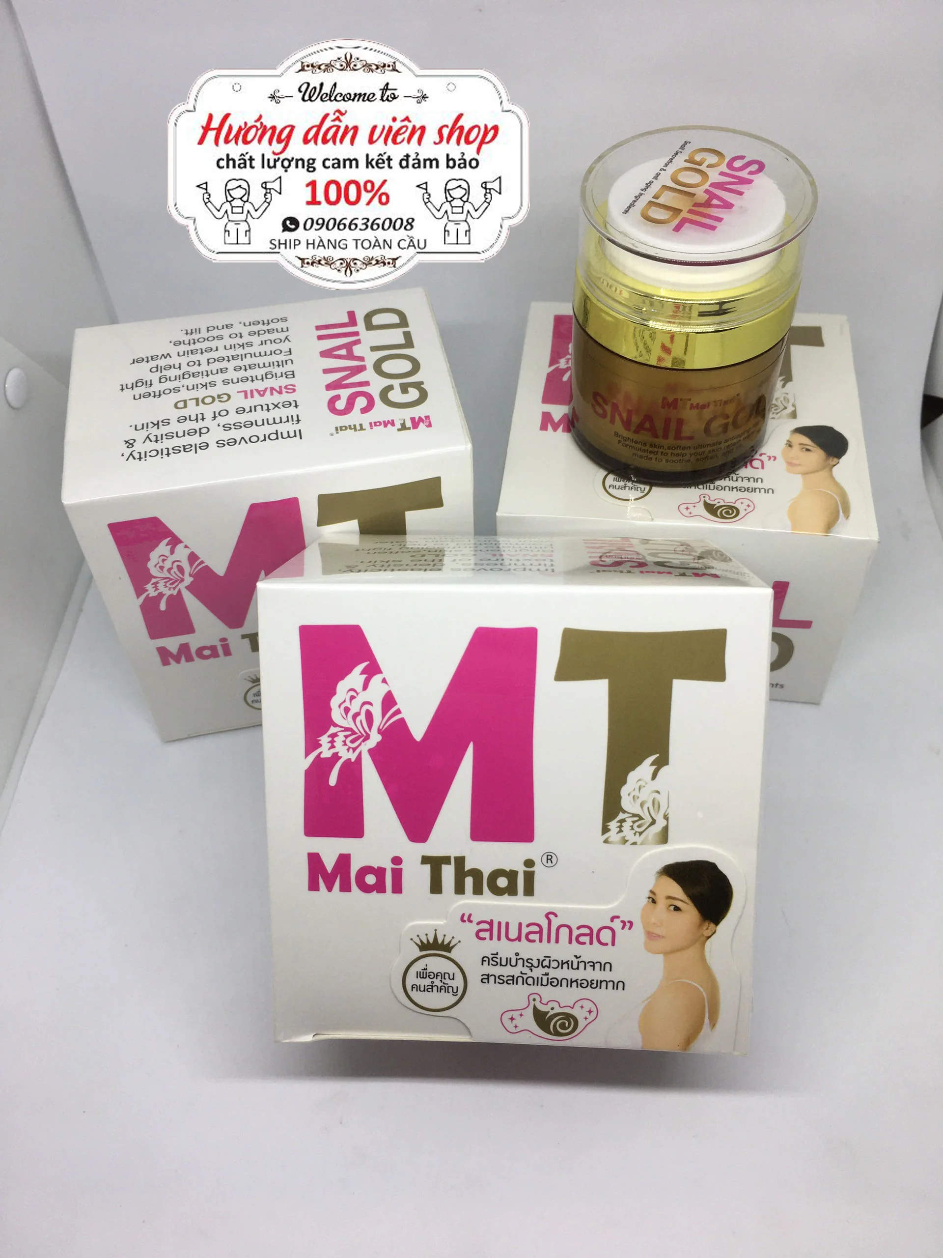 kem ốc sên thái lan snail gold