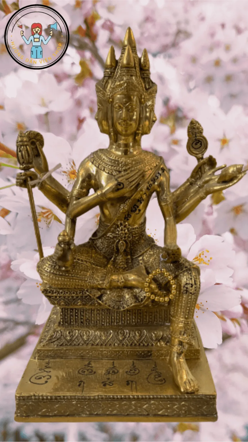 Tượng Phật Tứ Diện: Tượng Phật Bốn Mặt Thờ Phượng