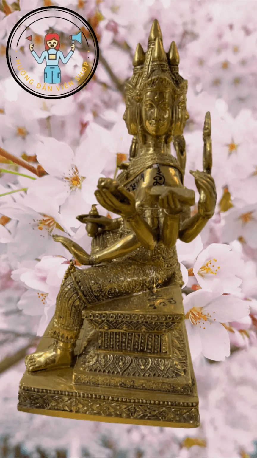 Tượng Phật Tứ Diện: Tượng Phật Bốn Mặt Thờ Phượng