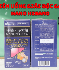 Viên Uống Giải Độc Gan Nano HISANO 360 Viên – Giải Pháp Giải Độc Gan Đến Từ Nhật Bản