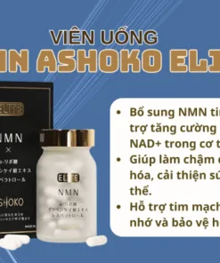 VIÊN UỐNG NMN ASHOKO ELITE (60 CAPSULES) – Bổ Sung Dưỡng Chất NMN Cho Cơ Thể